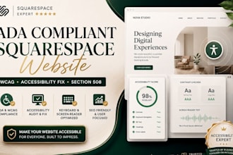 fix squarespace ada compliance and wcag accessibility issues