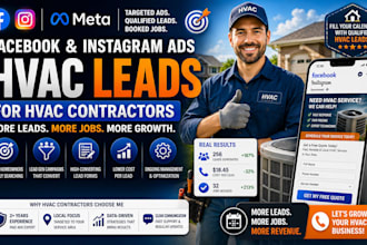 generate hvac leads with facebook lead generation and meta ads camapign