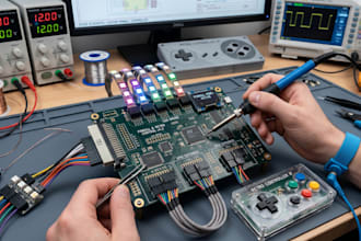 develop custom embedded hardware for led, pinball and retro controllers