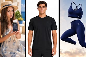 create ai product and model photography for your brand in 24h