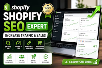 do shopify SEO optimization and ecommerce marketing for sales growth