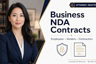 draft an ironclad nda and confidentiality agreement