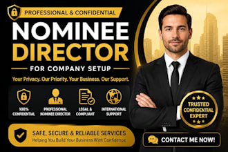 professional confidential nominee director for company setup