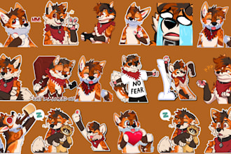 draw nsfw sticker, furry telegram stickers, animated sticker, crypto stickers