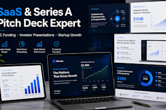 create saas pitch deck series a investor presentation venture capital deck