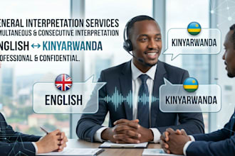 provide professional english to kinyarwanda translation