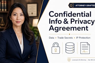 prepare custom privacy and confidential information agreements