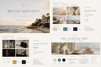 create a cohesive brand identity and brand board