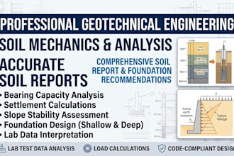 provide professional geotechnical engineering and soil mechanics reports