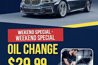 design professional auto repair shop for USA garages