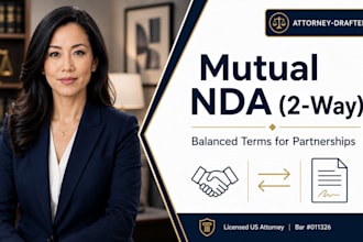 draft a binding mutual nda legal agreement for business partners