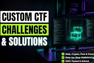 help solve and create cyber security ctfs and solutions
