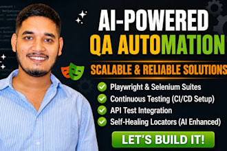 build an ai powered QA automation framework using playwright or selenium
