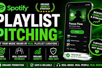 pitch your spotify music to playlist curators organically