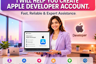 help to setup your apple developer account