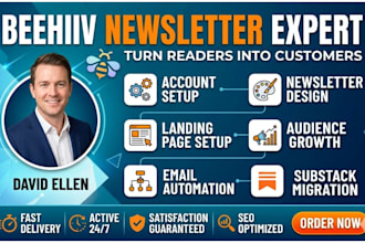 setup beehiiv newsletter template beehiiv landing page beehiiv account manager