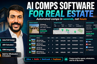 provide ai powered real estate comps and arv analysis for investors