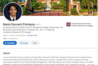 optimize your linkedin profile to attract recruiters in finance and business