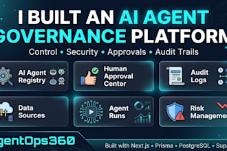build an ai agent dashboard with approvals and governance