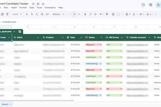 be your recruiter assistant and candidate sourcer