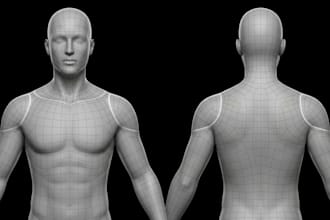 do 3d mesh modelling blender retopology uv mapping rigging and texturing