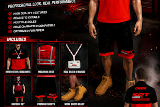 make fivem custom clothing for servers