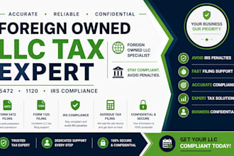 file foreign owned llc taxes, form 5472 and avoid irs penalties