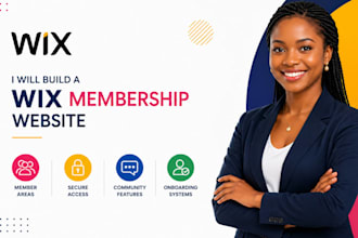 build a wix membership website and community portal