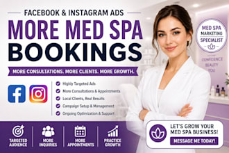 grow your med spa with facebook and instagram advertising