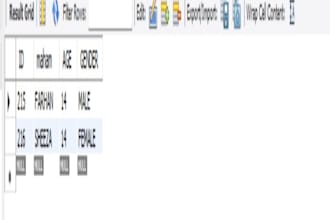 create database projects in mysql and ms access