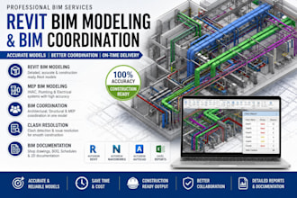resolve mep clashes and optimize revit models for accurate construction delivery