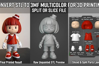 edit paint slice 3d model stl to 3mf in bambulab multicolor 3d printing