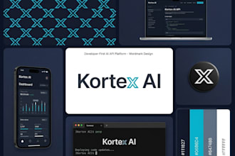design a futuristic modern logo for ai startups
