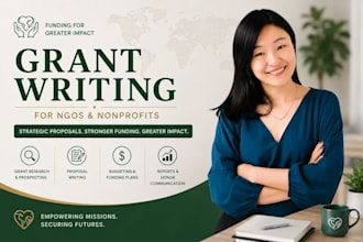 write and apply for grants