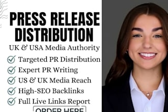do UK USA press release publish pr distribution submit press release writing