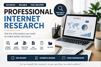 do accurate internet research and data collection