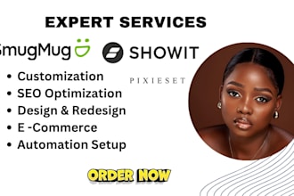 design, redesign, and optimize your smugmug, showit, pixieset, squarespace