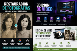 editaré tus fotografías con calidad profesional
