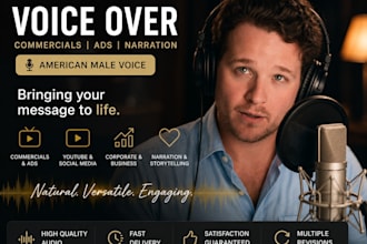 voice your commercial, advertisement or content