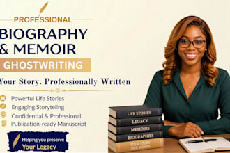 professionally write your memoir and biography