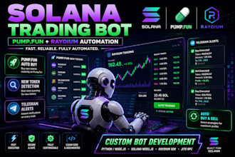 build a solana dex automation bot for raydium and jupiter