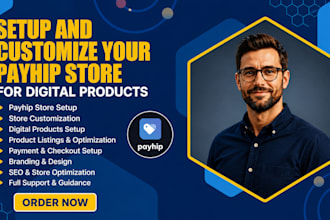 setup and customize your payhip store for digital products