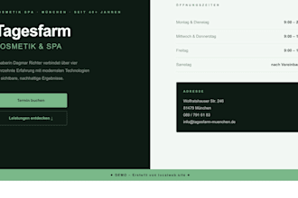 build a modern website for your local business