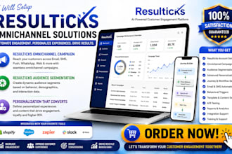 setup resulticks omnichannel campaign resulticks audience segmentation