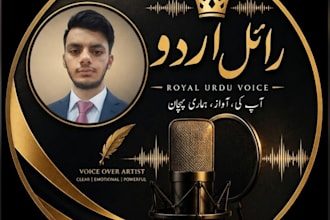 do professional urdu and english voice over