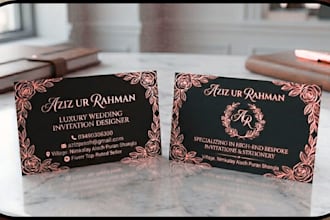 design a professional business card
