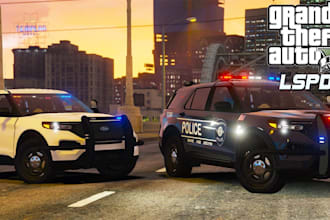 create or fix custom fivem chains, clothing, lspdfr cars, and helicopters