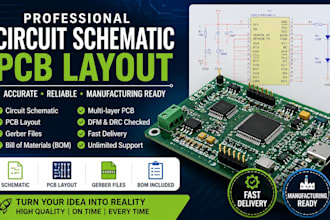 design professional circuit schematic pcb design and pcb layout