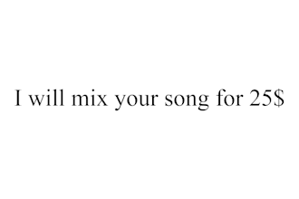 professionaly mix and master your underground rap song