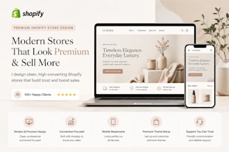 build a luxury inspired shopify store ready to launch